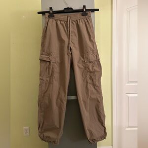 Uniqlo Cargo Utility Drawstring Pants Women’s XS Tan Color